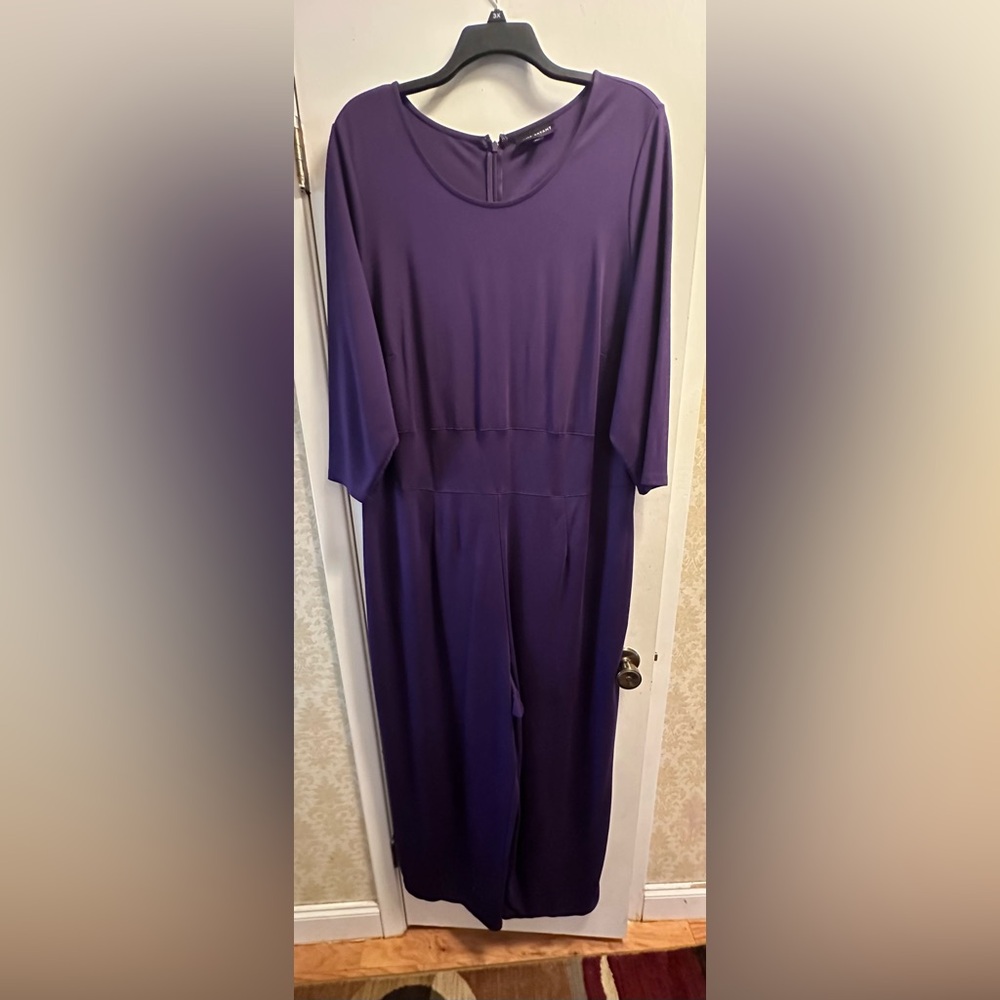 Lane Bryant purple jumpsuit. 22-24